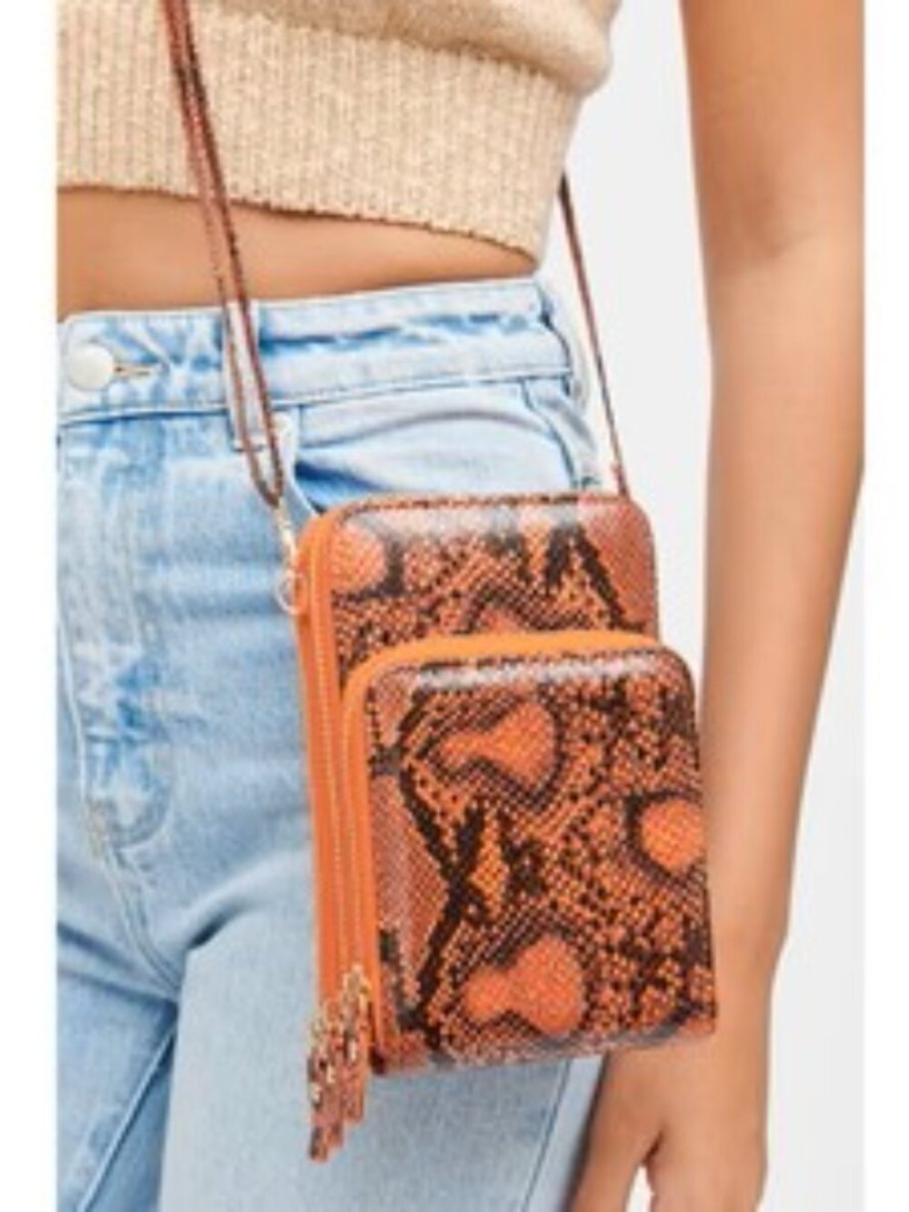 NWOT Urban Expressions Women's Vegan Leather Crossbody Bag